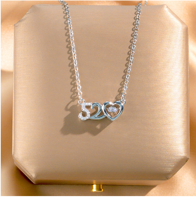 日韩轻奢设计感银色钛钢项链女ins潮小众百搭网红锁骨链高级颈链详情11