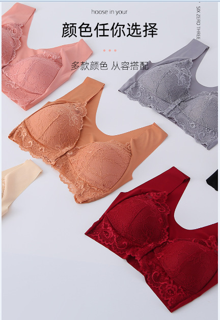 跨境厂家批发前开扣大码无钢圈外贸文胸内衣大胸显小舒适透气女士详情11