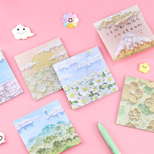 ins simple and popular PET transparent sticky notes for students to take notes can be torn off and glued, convenient for N times discount goods wholesale pic 13