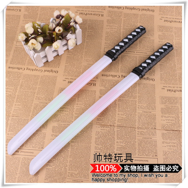 儿童电子荧光棒刀剑荧光塑料儿童玩具电子玩具塑料刀具带刀鞘详情1