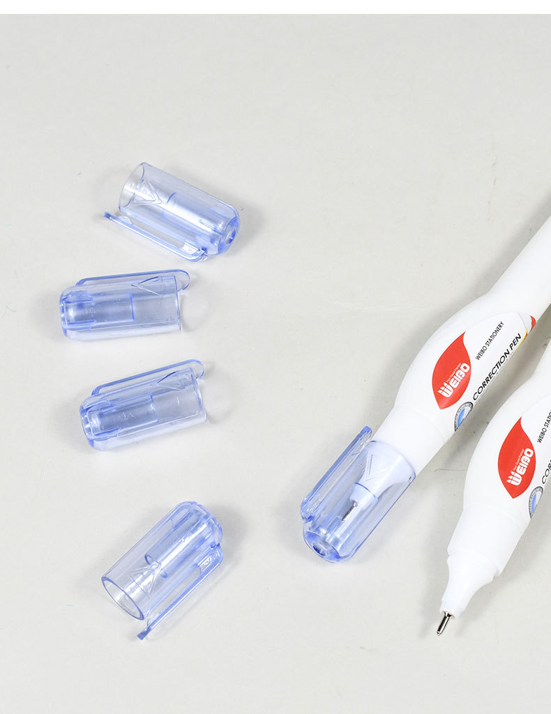 Weibo Simple and Creative White Quick-drying Typos Correction Fluid and Correction Fluid, suitable for both study and office use pic 9