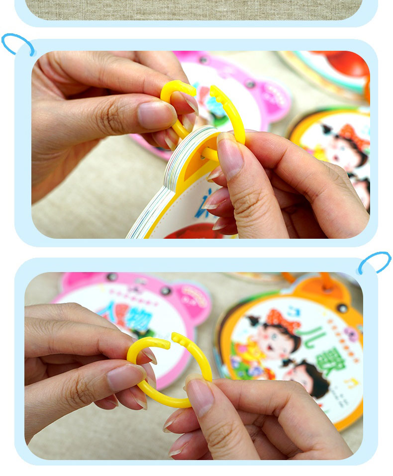 儿童启蒙早教卡片0-3岁宝宝玩具看图婴幼早教启蒙益智识字认知书详情9