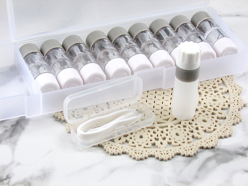 1 to 9 pairs of contact lens cases, hard RGP color contact lens cases, cylindrical lens cases and ok lens cases are in stable supply and exclusively for foreign trade pic 14