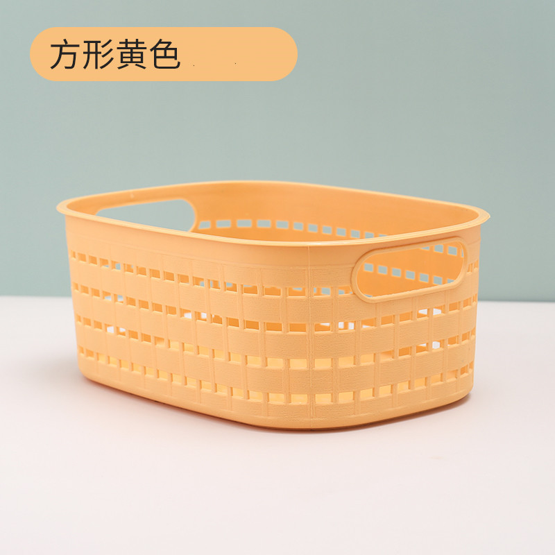 Plastic storage baskets, sundries storage frames, desktop snack storage boxes, rectangular storage baskets, wardrobe organizing baskets, floor stalls, floor stalls pic 7