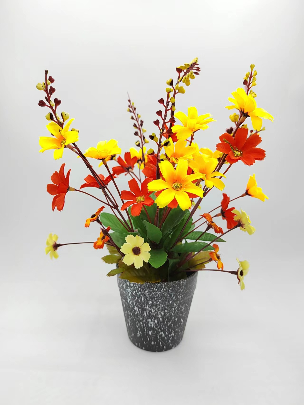 Hongsheng Simulation Craft Mini Simulation potted Plants for indoor decoration simulation bonsai pic 1