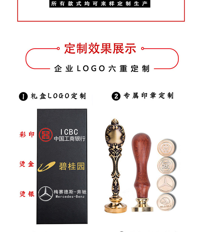 翅膀火漆商务礼盒伴手礼送女友礼物套装蘸水笔羽毛笔翅膀洒金工厂详情15