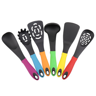 Wholesale nylon stainless steel household kitchenware, cooking spatulas and spoons, cooking utensils, complete sets of kitchen tools for cooking pic 5