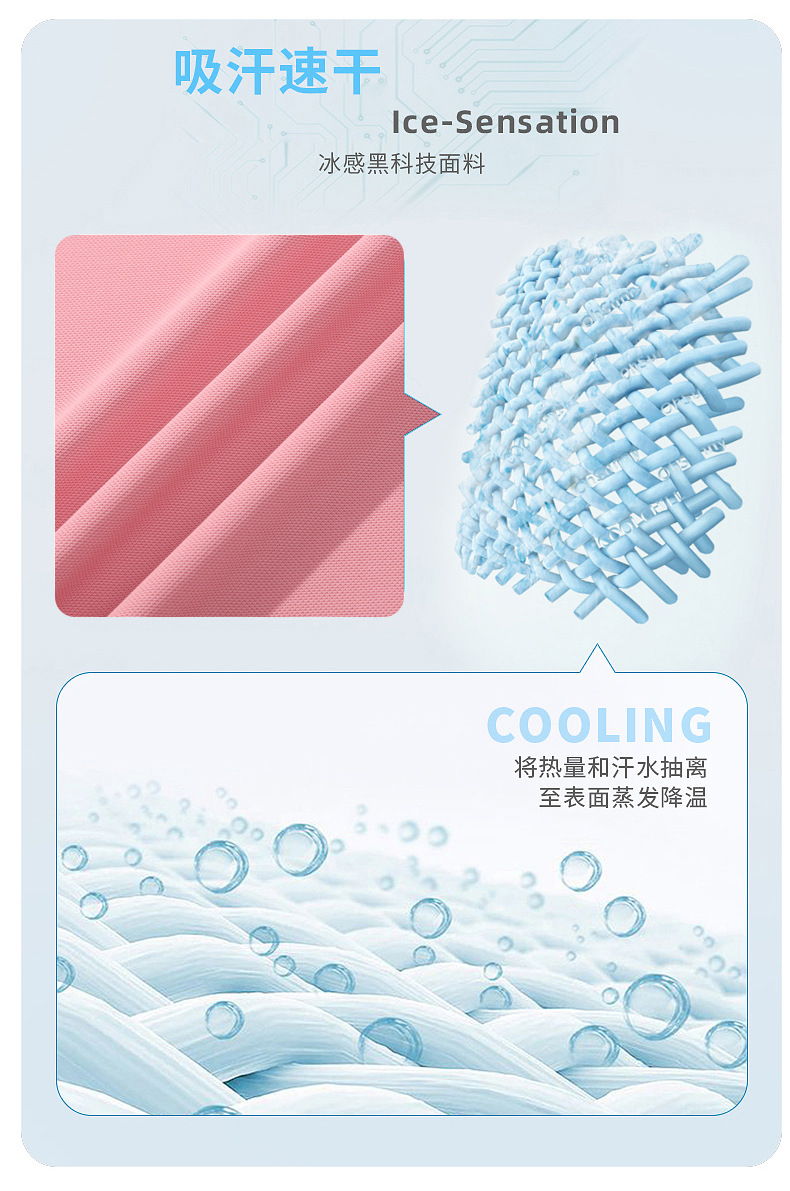 速干冰丝短袖T恤印字logo夏季工装工作服刺绣男女半袖polo衫工衣详情5