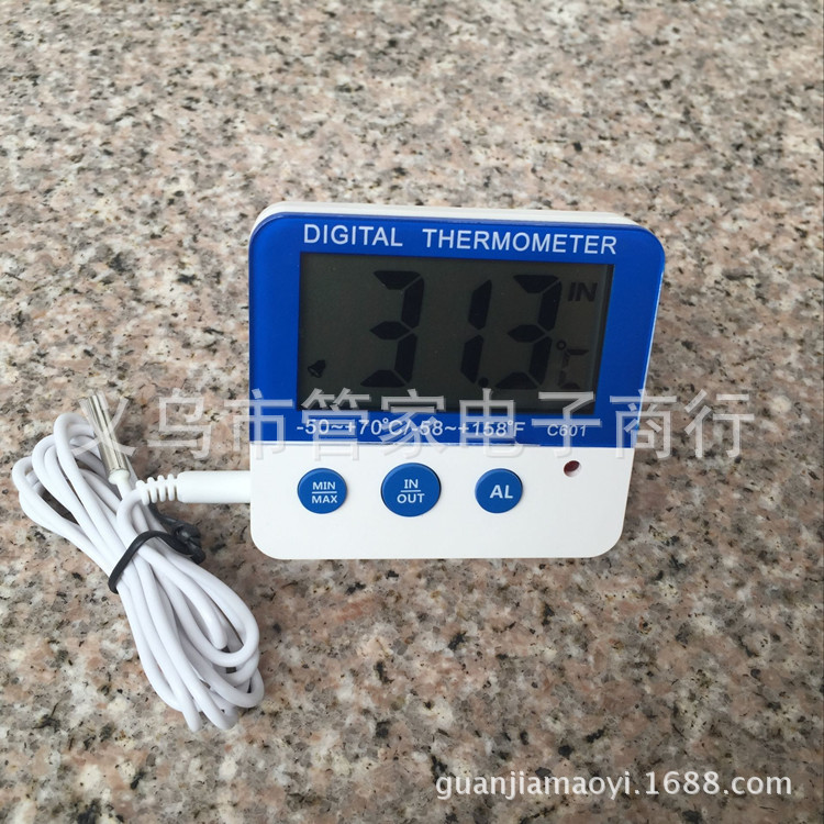 New electronic thermometer, indoor and outdoor thermometer 601 thermometer pic 5