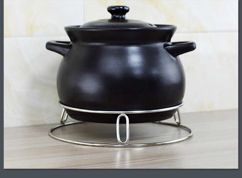 Kaiwang stainless steel kitchen pot rack, kitchen steamer rack, thickened double-layer wok rack, heat insulation pad, anti-scald rack wholesale pic 20
