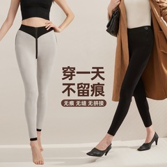 秋冬特厚加绒打底裤女外穿保暖棉裤高腰瘦腿一体裤羊毛加厚踩脚裤详情9