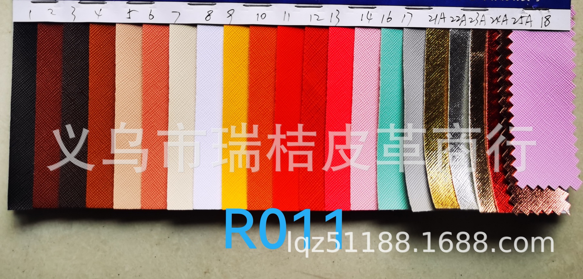 Hot-selling spunlace bottom hard cross-patterned PVC luggage artificial leather decorative leather fabric pic 1