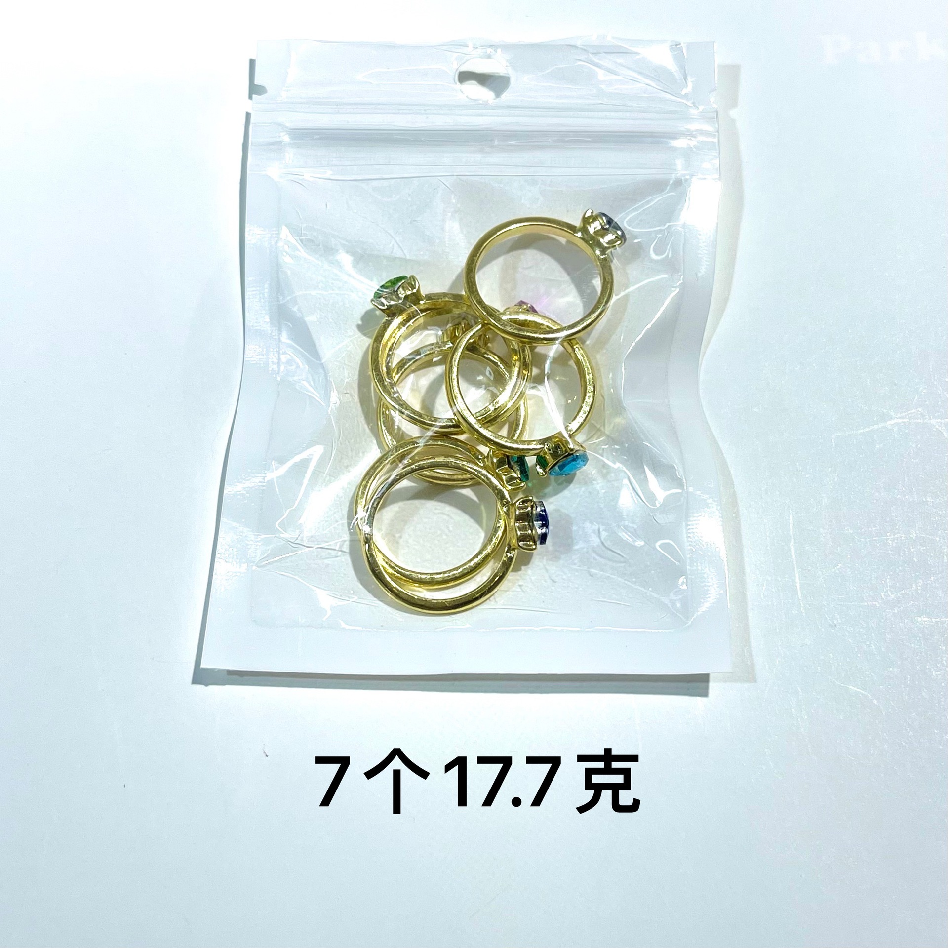 Cross-border exclusive zircon inlaid ring, Instagram style, recommended by a blogger, metal gold-plated heart-shaped ring factory direct sales pic 5