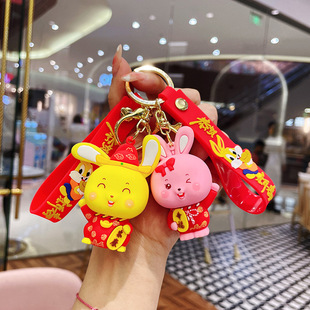 玉桂狗零钱包钥匙链创意可爱挂饰钥匙挂件库洛米收纳小包包钥匙扣详情19