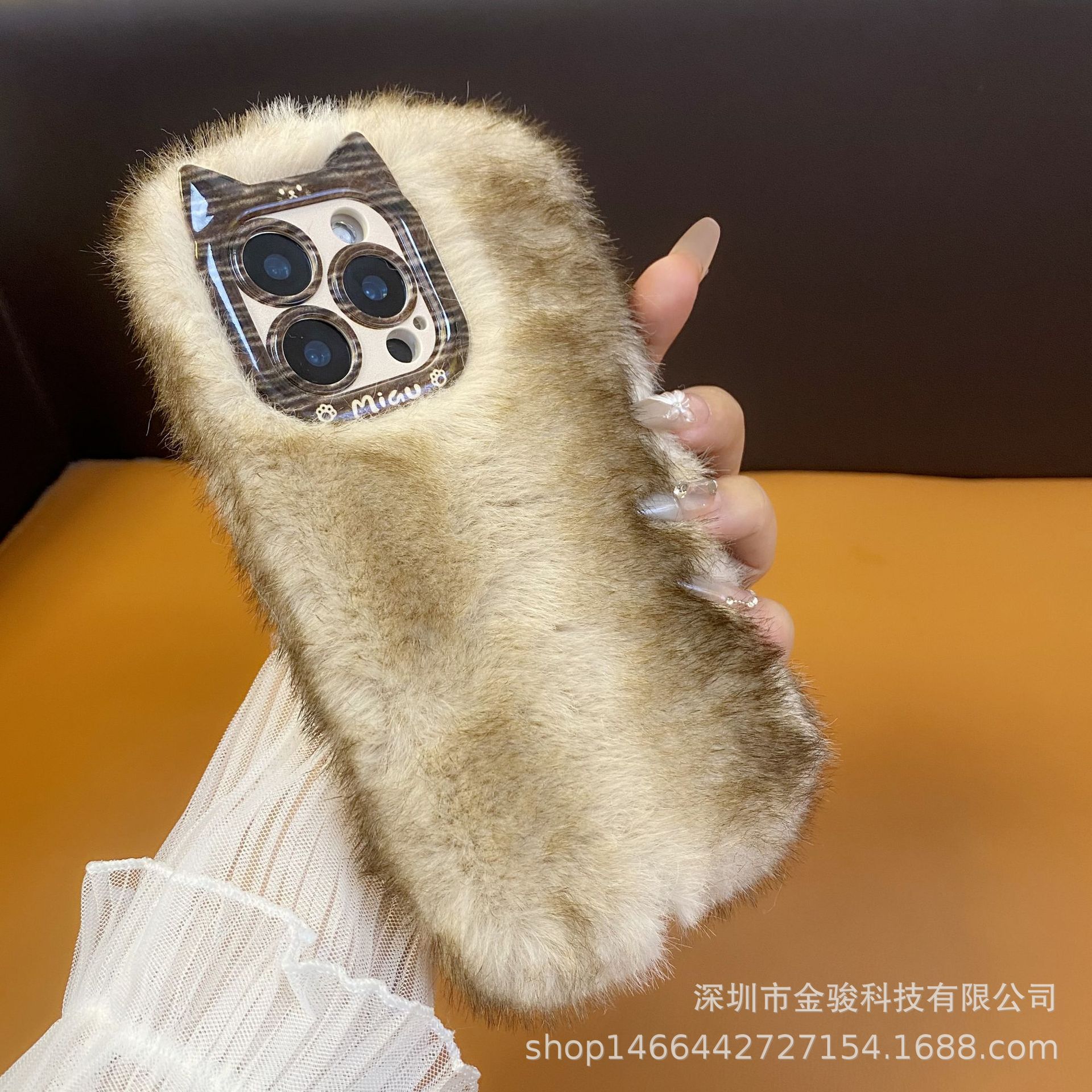 手机链条高级感 立体水晶蝴蝶结钥匙挂链 珍珠手机挂绳手腕款批发详情6