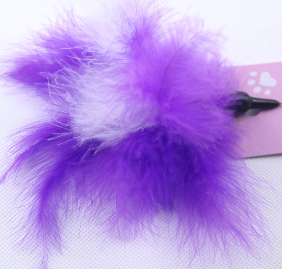 Small and lightweight purple cartoon cat toys are available in large stock pic 7