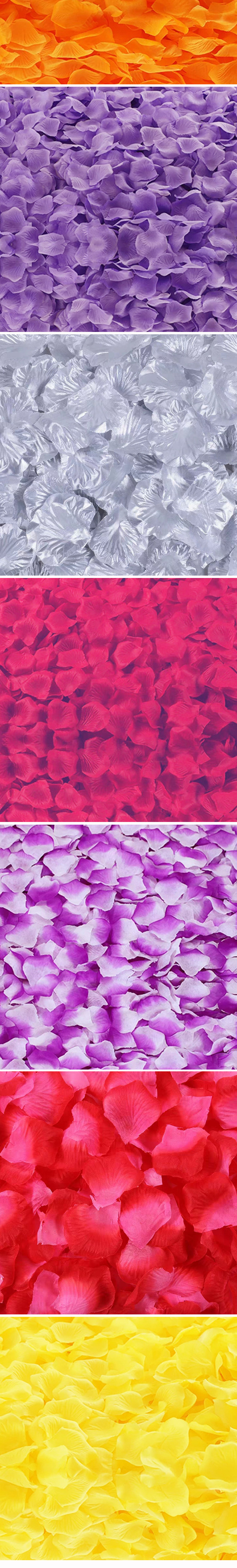 Wedding ceremony, wedding room, date, proposal, atmosphere decoration, flower scattering, hand-thrown flowers, rose artificial petals, silk flowers pic 36