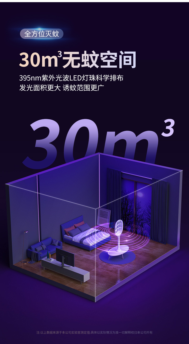 二合一电蚊拍USB家用电子灭蚊器充电式灭蚊拍电击式灭蚊灯批发详情13
