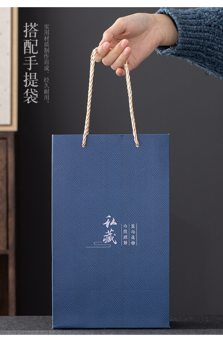 Travel tea set, ceramic quick customer cup, portable one pot, three cups, company business gift, festival souvenir, logo pic 21