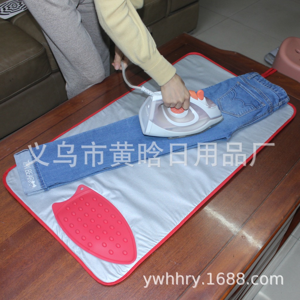 【LOVELY HOME】【 Chi Jia 】 Clothing Ironing Pad Silicone Ironing Pad All-Cotton Silver-coated High-temperature Resistant Ironing Pad Foldable Portable Ironing pad Home Ironing pad pic 12