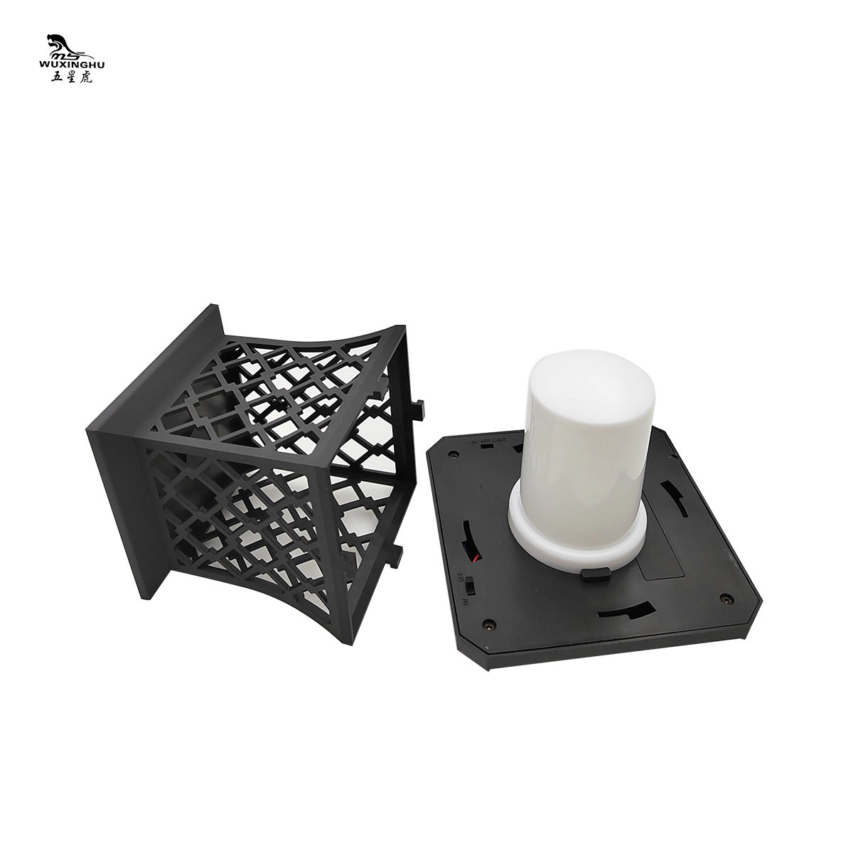 New solar lamp column head lamp, lighting flame lamp, home fence, outdoor landscape, waterproof garden and courtyard lamp pic 10