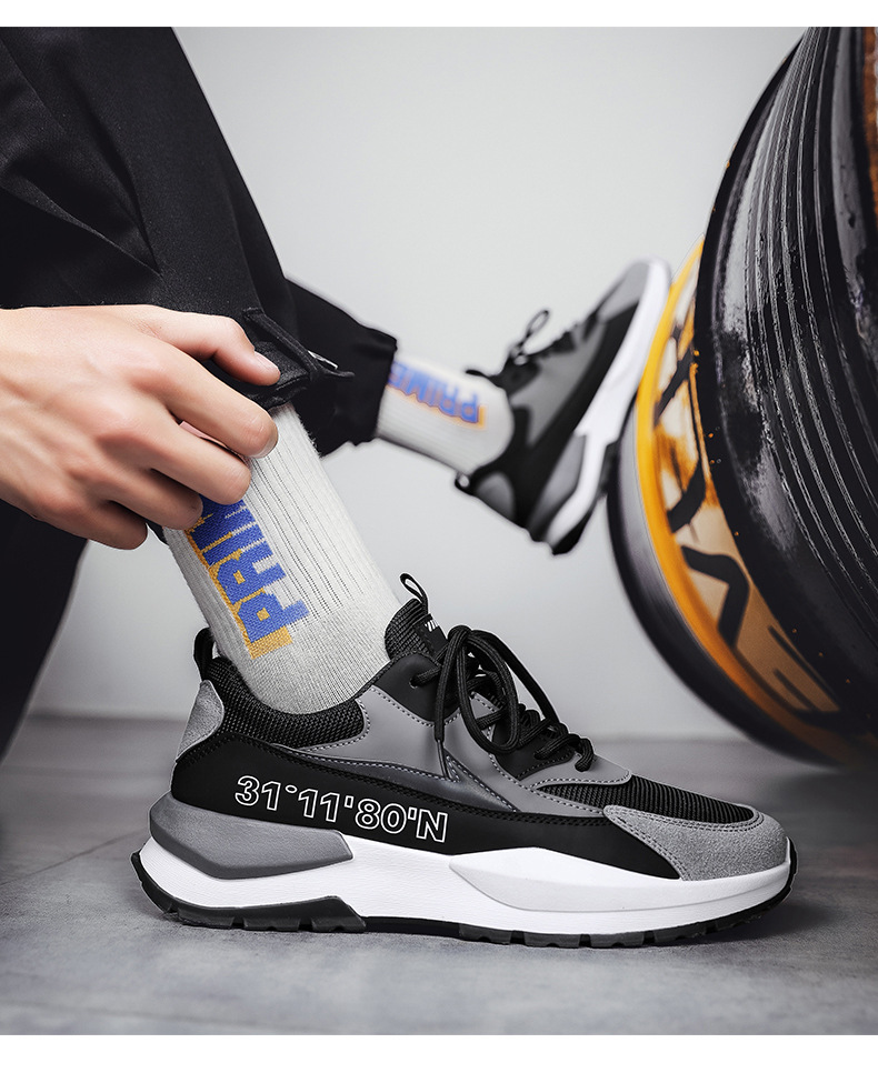 春季新款老爹鞋透气网布运动潮鞋四季休闲旅游男鞋增高时尚百搭详情15