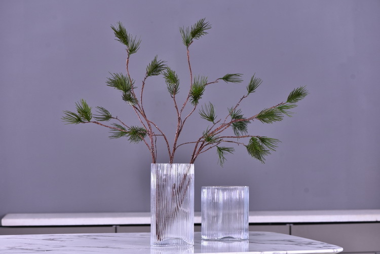Wholesale of original factory imitation pine needles, home furnishing mall, wedding Zen-themed imitation plant decorative items, imitation pine branches pic 15