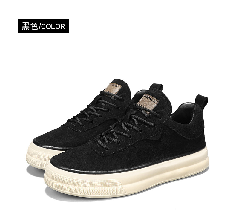 男鞋2024新款秋季复古休闲工作上班鞋子韩版百搭男士运动板鞋大码详情27