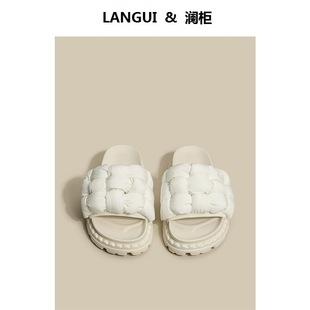 【澜柜】北海道 厚底系带帆布鞋女2022年新款网面平底小白鞋子女详情13