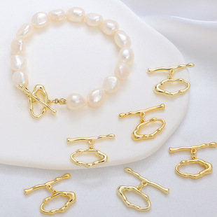 简约法国风格耳钩 14K保色法国钩耳饰 铜质女性可挂吊坠开口耳环详情9