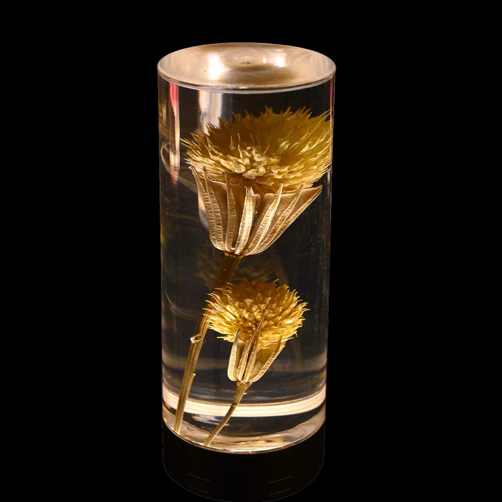 Nuevo immortalflower acrílico lámpara de mesa led creativo pequeña luz nocturna dormitorio lámpara de cabecera ambiente decoración pending crossover pic 5