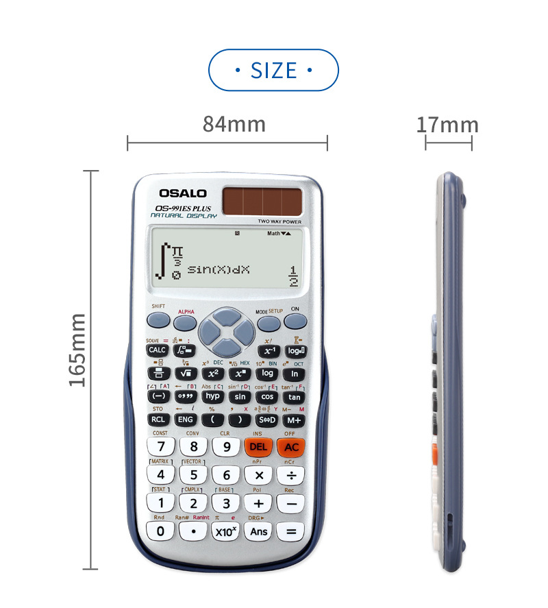 OSALO scientific Computer cross-border supply solar 417 operation student function calculator pic 2