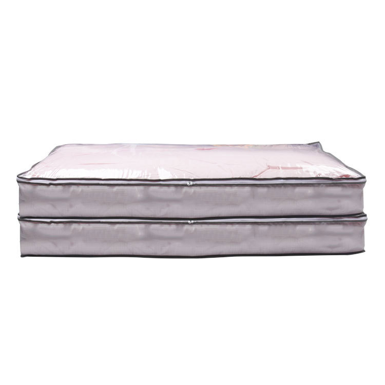 Cross-border Amazon bed bottom clothes storage bags, quilt, cotton quilt fabric storage bags, clothing dust-proof PVC sorting bags pic 7