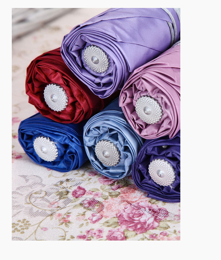 8 creative umbrella strands, three-fold inverted pole sun umbrellas, hot-selling silver plastic umbrellas from the sunshade umbrella factory pic 7