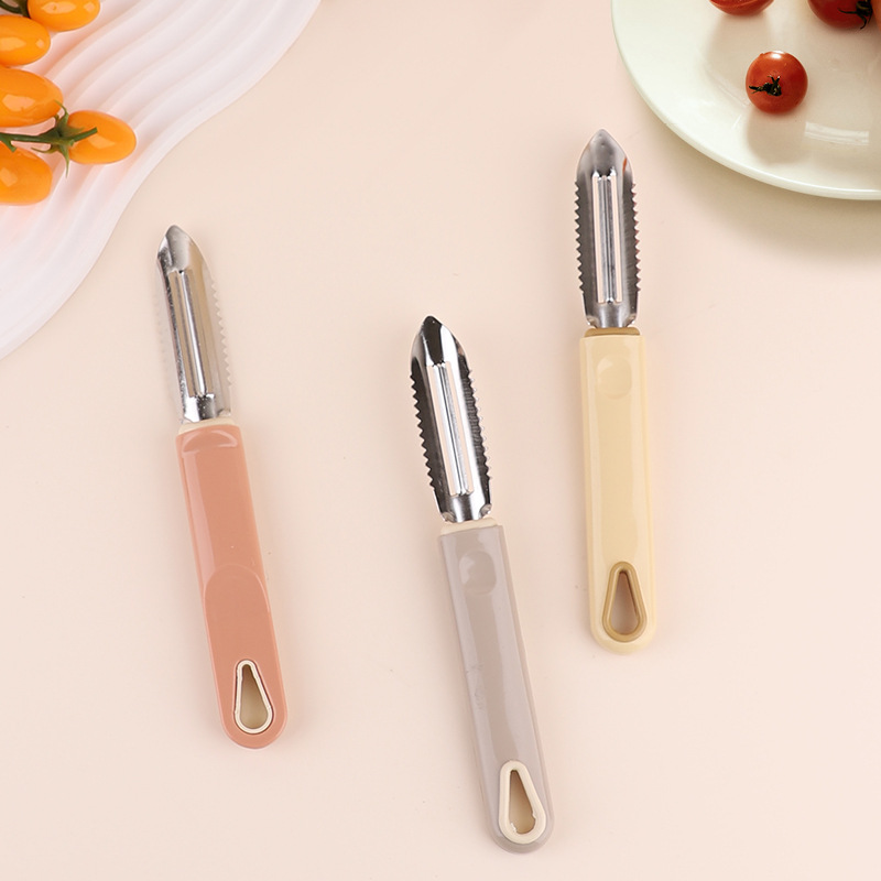 G20小国塑料厂家批发多彩鱼鳞刨塑料2024不锈钢鱼鳞刨削皮器详情4