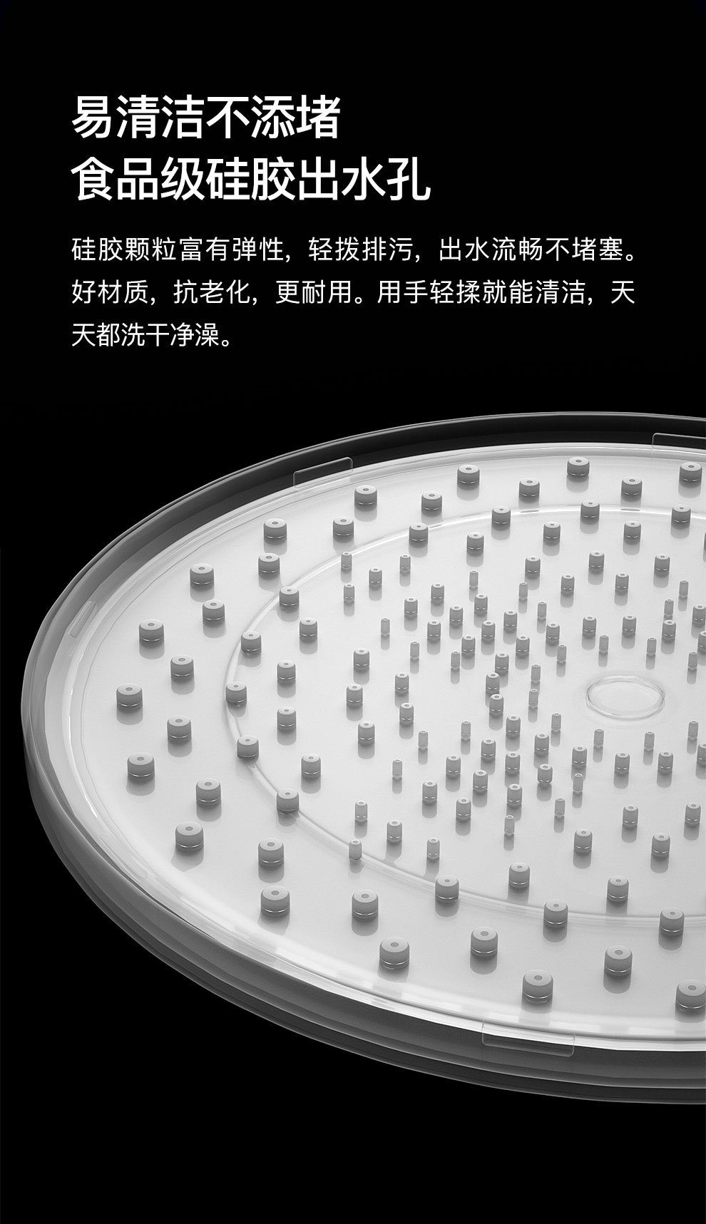 Moonlight White digital display constant-temperature shower head set, bathroom bath pressure-increasing nozzle, bathroom household copper white shower head pic 8