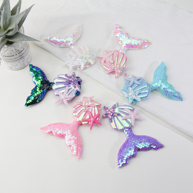 美人鱼主题蛋糕装饰配件生日主题鱼尾巴插牌材料烘焙用品插旗配件详情9