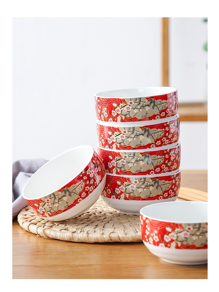 Japanese-style ceramic bowl and chopstick sets, bowl gift boxes, company opening event sales gifts, practical bowls, and small gifts given away pic 11