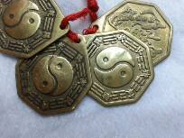 3cm pure copper Tai Chi Bagua concave-convex mirror pic 4