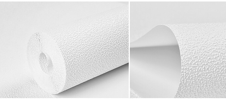 简约北欧3d立体仿硅藻泥纯色素色颗粒壁纸服装店铺卧室纯白色墙纸详情8