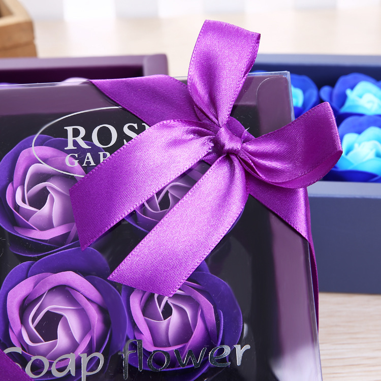 4朵玫瑰香皂花套装 七夕情人节公司活动促销礼品礼物生日跨境礼品详情17
