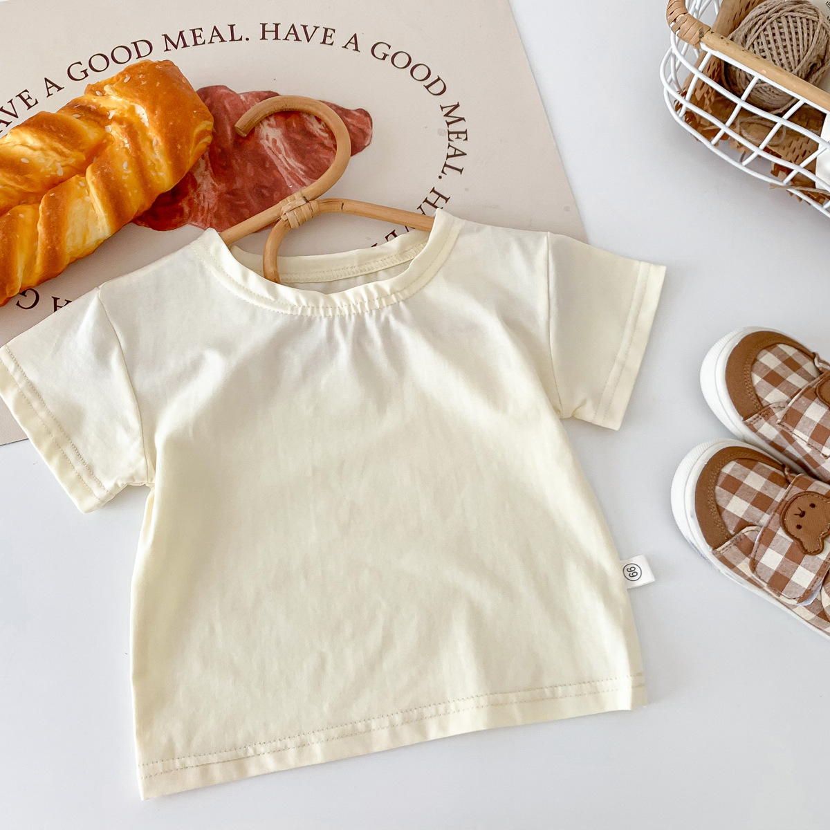 夏季韩国婴儿宝宝牛仔小熊背带哈衣男女小孩童装包屁衣洋气爬爬服详情15