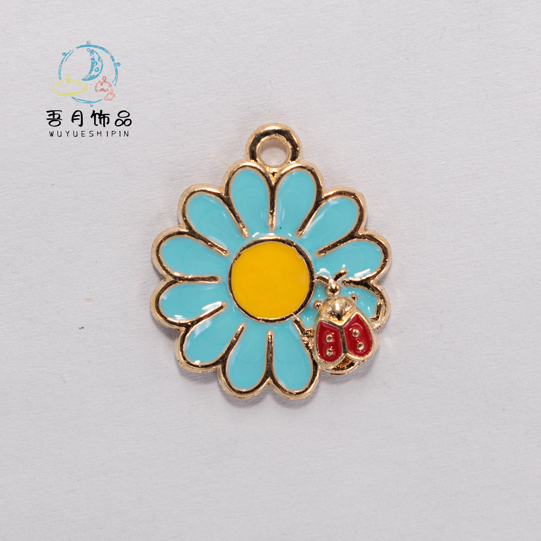 Daisy bracelets, necklaces, earrings, earrings, alloy oil-dripping accessories, handcrafted diy materials, accessories wholesale in Yiwu pic 7