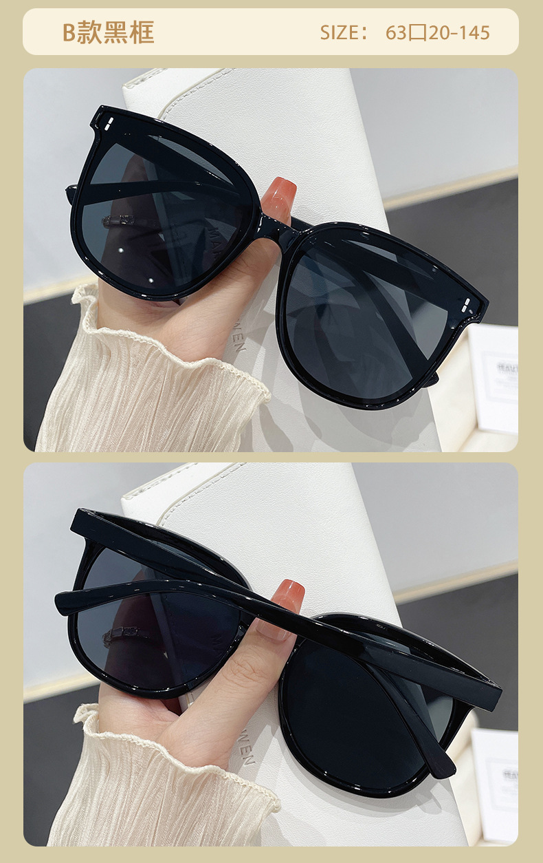 新款gm眼镜爆款太阳镜小三点男女同款街拍时尚太阳镜批发墨镜网红详情10