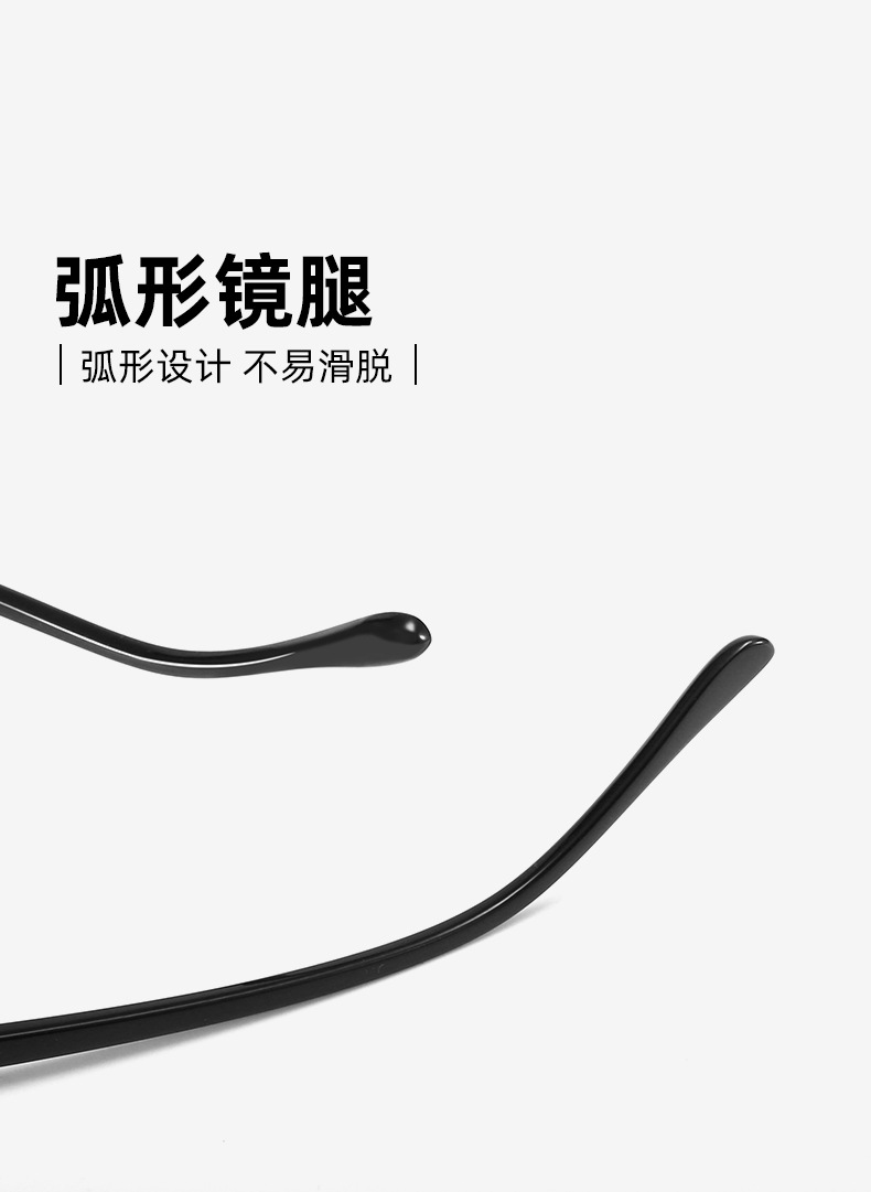 New anti-blue light glasses, retro flat glasses, round frames, myopia frames, unisex flat glasses wholesale pic 11