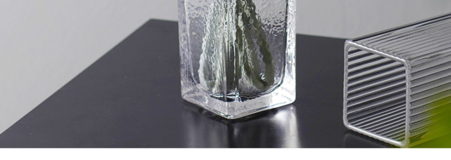 Transparent glass vases, creative and simple living room style, light luxury and water-grown fresh flower arrangements, dried flower ornaments pic 11