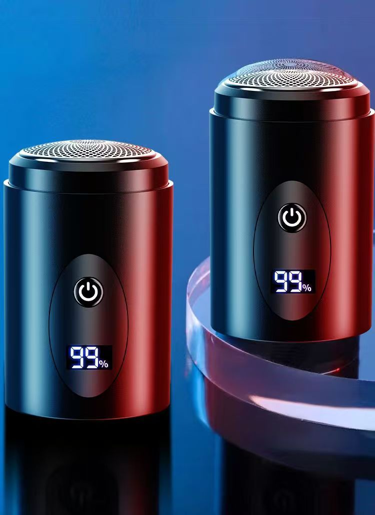 新款小钢炮剃须刀男士电动刮胡刀胡须刀迷你便携式车载水洗剃胡刀详情17