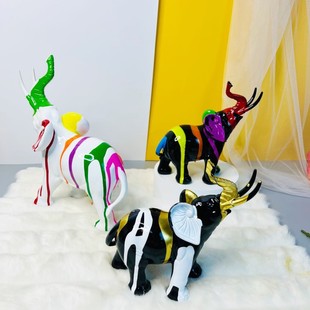 猫头鹰摆件庭院客厅家居电视柜酒柜桌面装饰树脂工艺品家居装饰品详情14