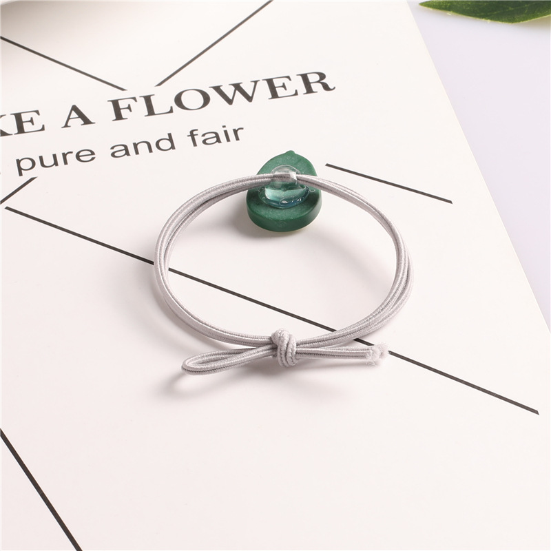 Korean forest-themed girl rubber band, Internet celebrity hair tie, avocado cartoon hair tie, colorful hair tie rubber band pic 18