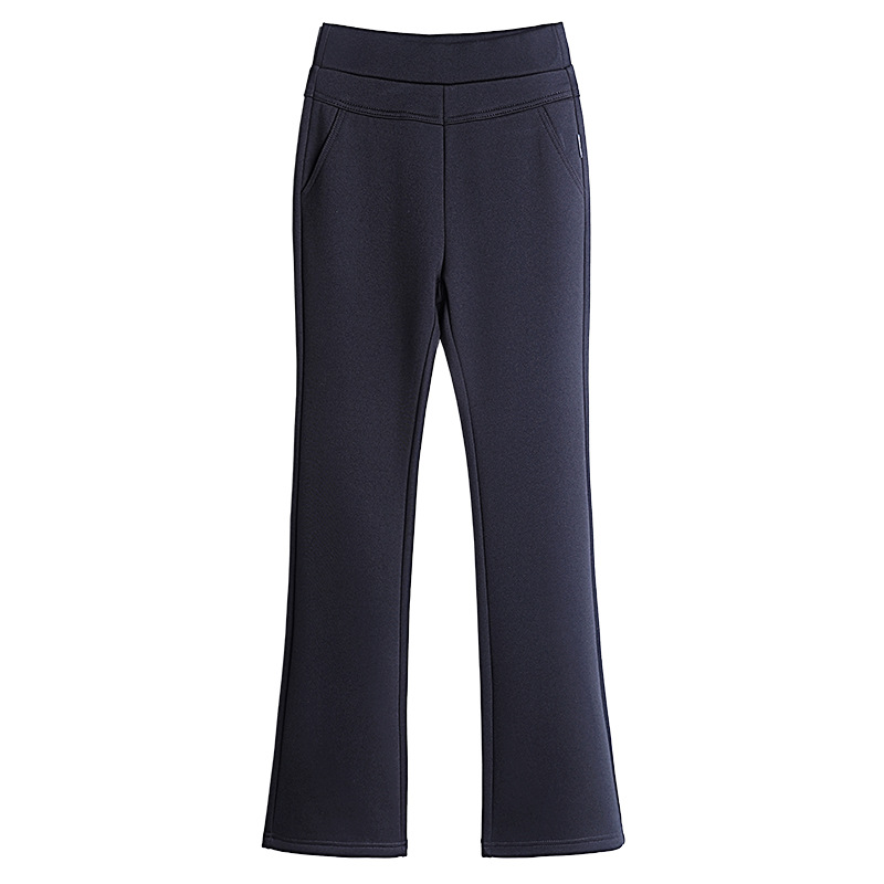 裤子女春夏西装裤女垂坠感高腰新款2023黑色小脚裤弹力女士休闲裤详情17